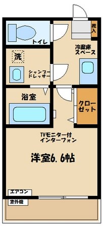 クレフラスト東淵野辺の物件間取画像